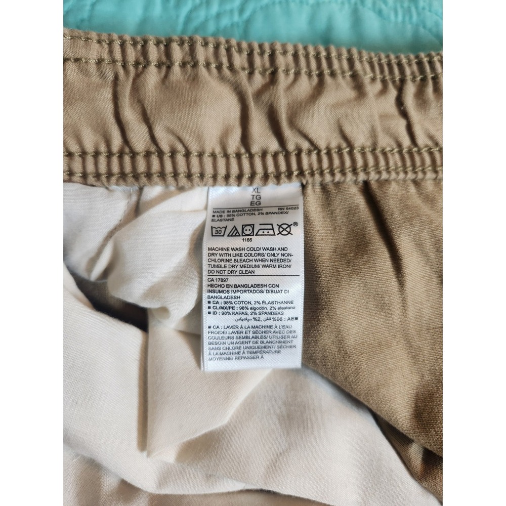 Old Navy Mens Jogger Pants Basswood Brown Cotton Stretch XL S/205867 - Picture 6 of 11